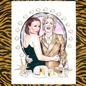 HACKS Deborah & Ava Avorah Art Print