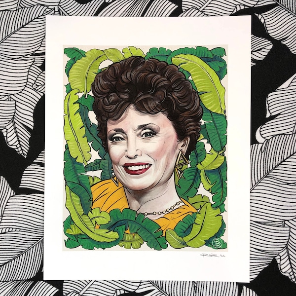 Rue McClanahan Portrait Art Print