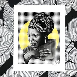 Maya Angelou Portrait Art Print