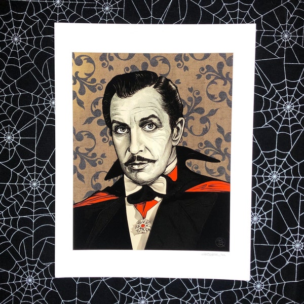 Vincent Price Portrait Art Print