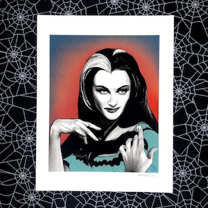 Yvonne De Carlo as Lily Munster in The Munsters Portrait Art Print