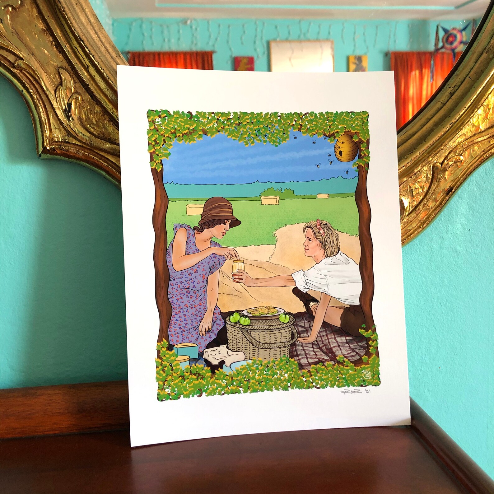Idgie & Ruth Fried Green Tomatoes Movie Art Print Etsy