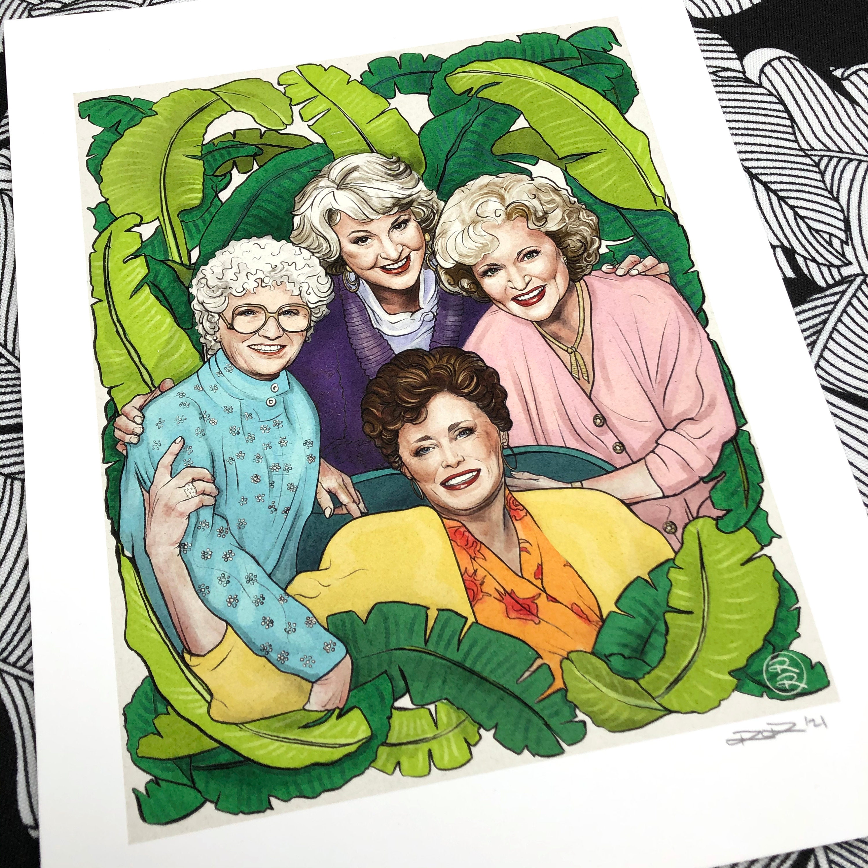 The Great Retro Dorothy Run The Jewels Bea Arthur Golden Girls Awesome  Acrylic Print by Run The Jewels - Fine Art America