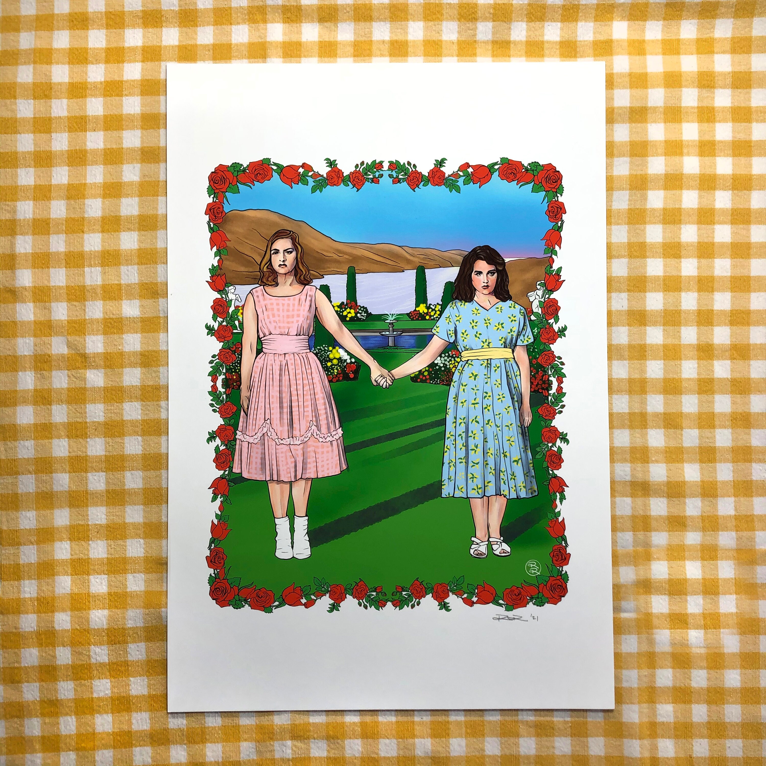 Juliet & Pauline : Heavenly Creatures Movie Art Print - Etsy