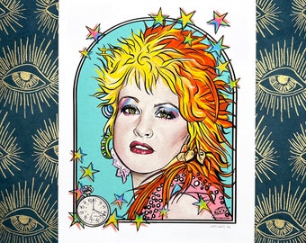 Cyndi Lauper Portrait Art Print - Etsy