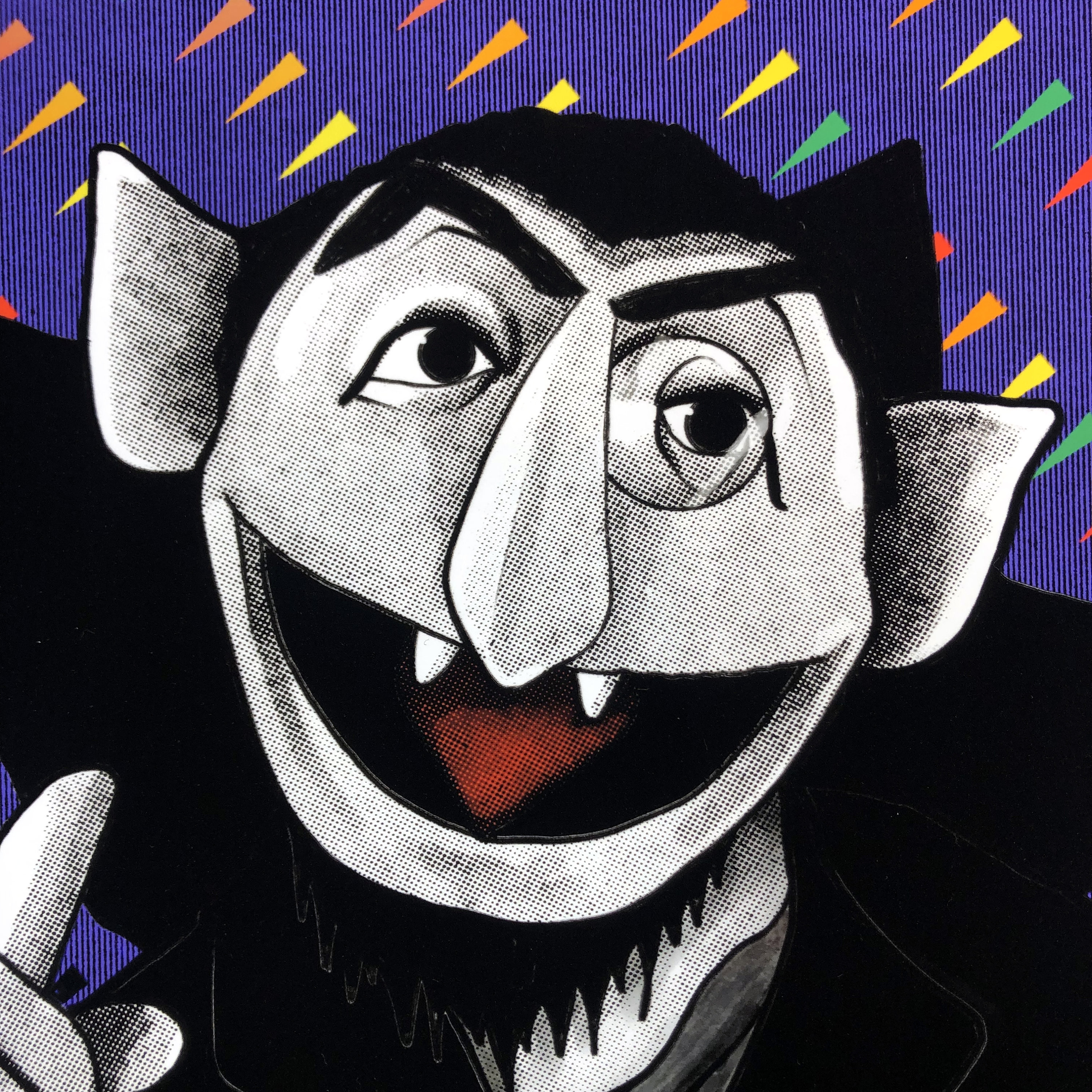 Count Von Count Portrait Art Print - Etsy