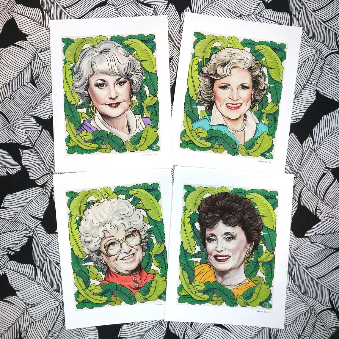 Estelle Getty Portrait Art Print | Etsy