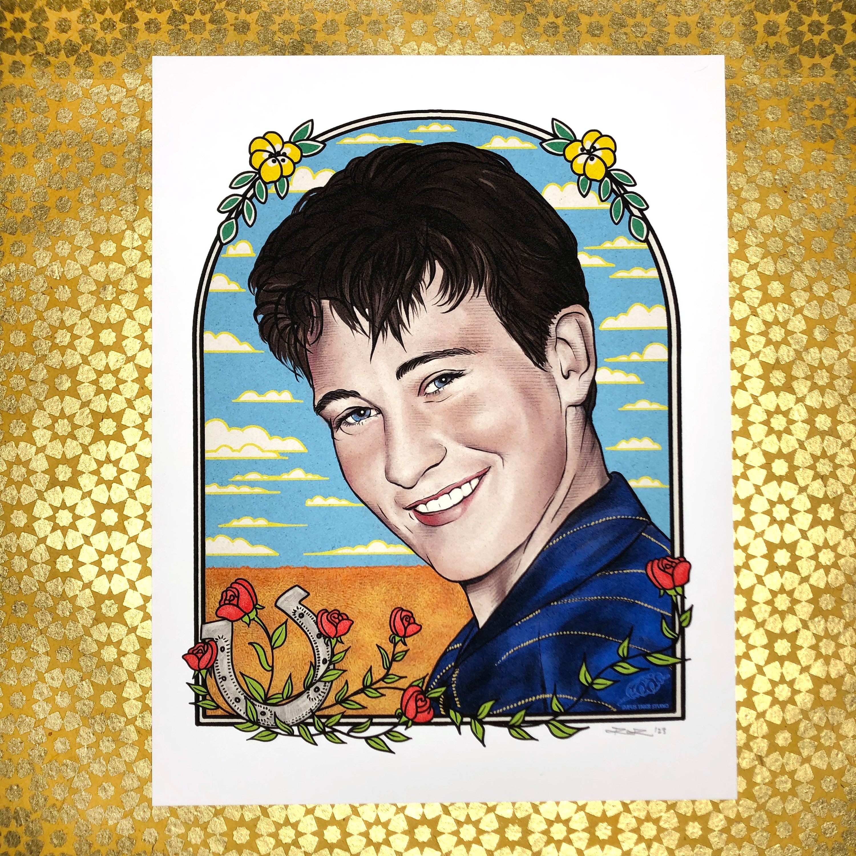 k.d. lang Portrait Art Print