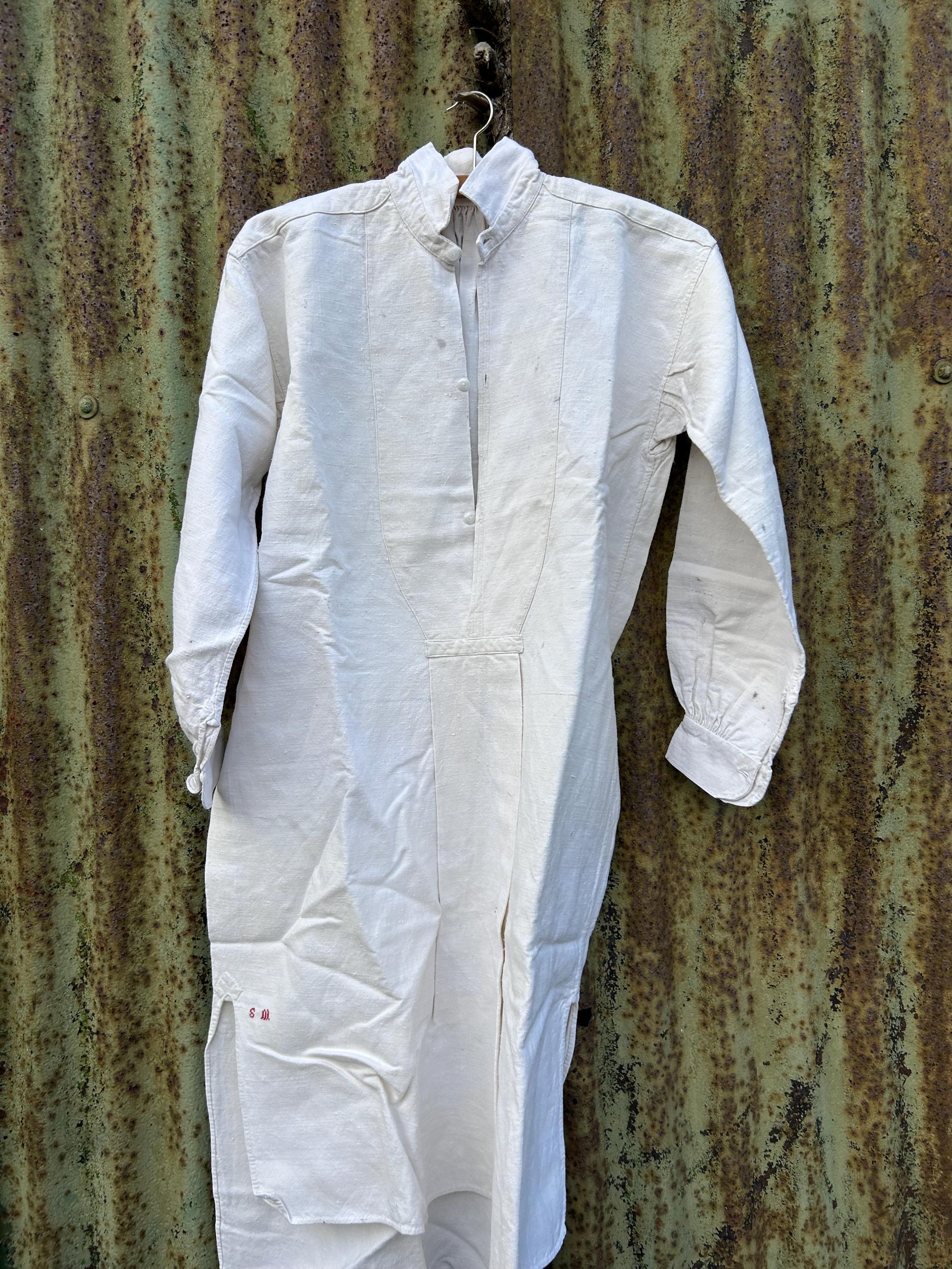 Antique Linen Shirt French - Etsy