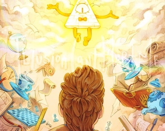 Mi musa - Impresión de Gravity Falls - Bill Cipher Stanford Pines