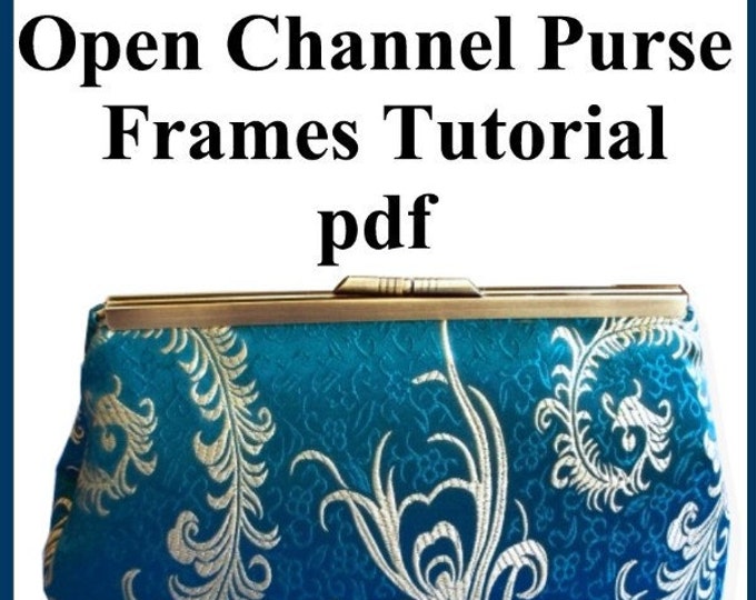 Make Your Own Clutch Purse Tutorial for My Open Channel Clutch Etsy
