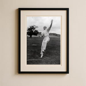 Bart King - Cricketer c1908 – Vintage Cricket Print – Digital Download – A4 A3 A2 – Sports Wall Art