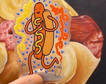 Grateful Hotdog Sticker