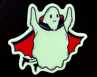 Glow in the Dark Vampire Ghost Stickers