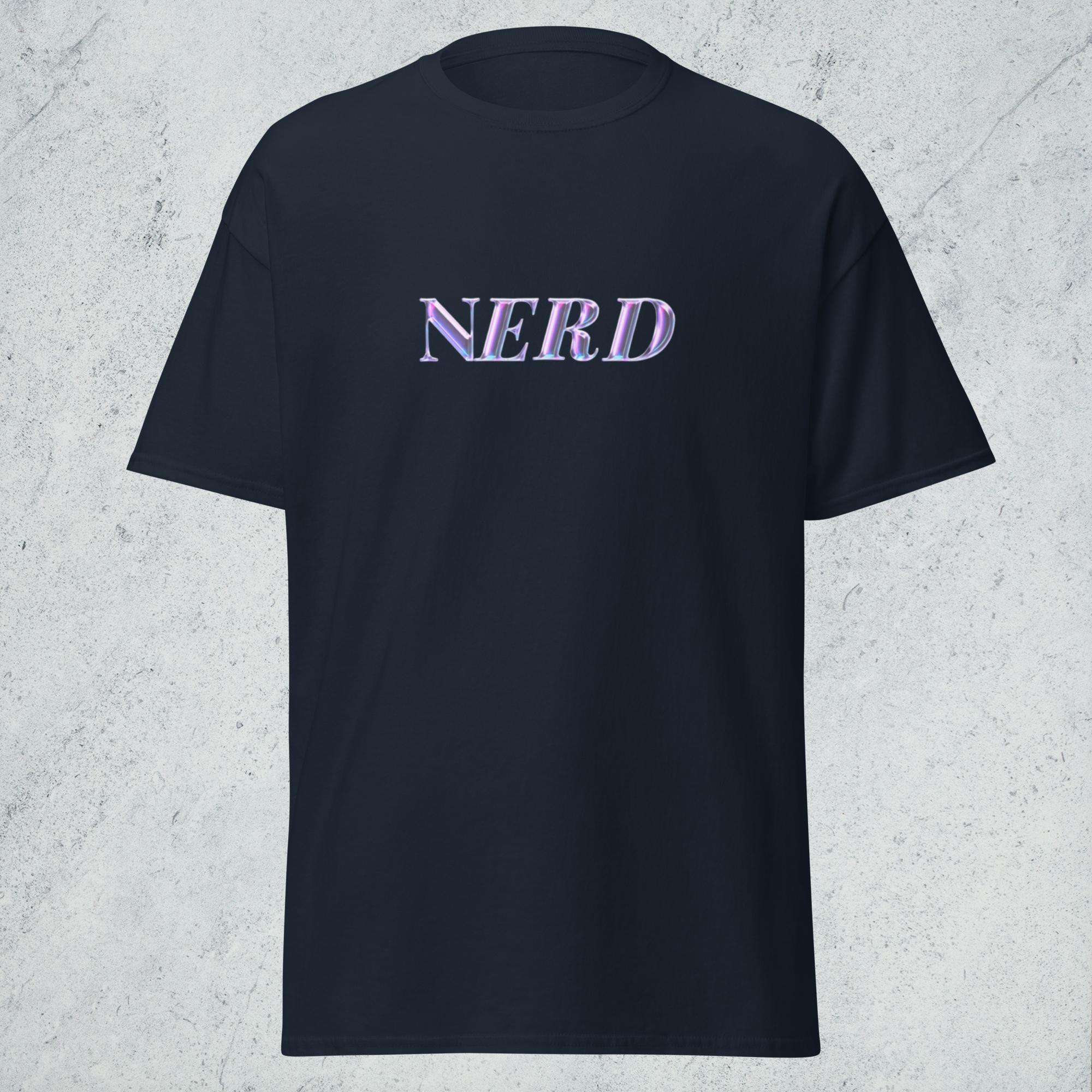 NERD ホログラフィック Tシャツ – 面白いオタクグラフィック T シャツ - Etsy 日本