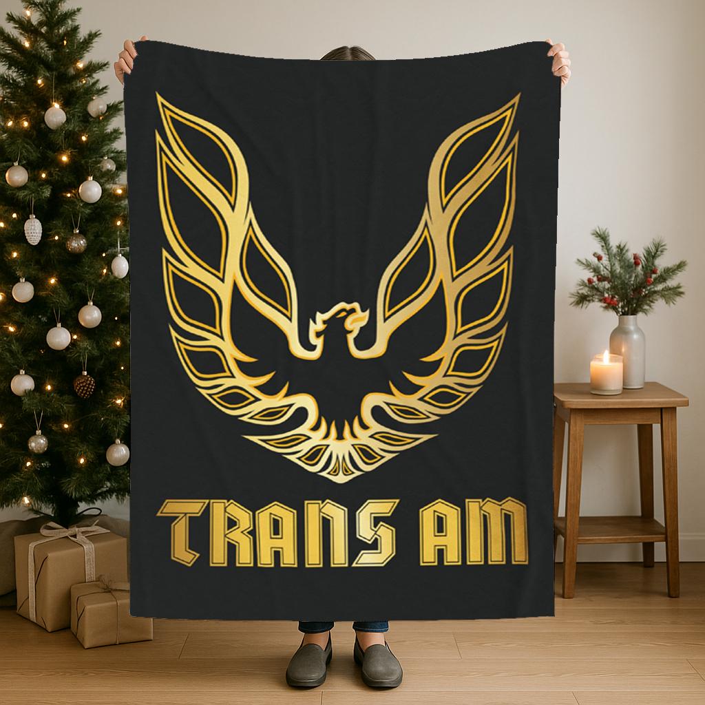 Trans Am Car Logo Blanket Velveteen Throw Soft Cozy Winter Cabin Warm ...