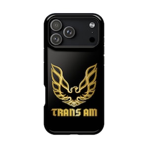 Pontiac Trans Am Phone Case Christmas Gift Car Enthusiast Iphone Cover Samsung Galaxy Protective Shell Impact Resistant Tough Design Classic