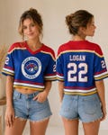 Hockey Romance Inspired Unisex Crop Mesh Jersey | BookTok Reader Gift | Bookish Apparel| off campus Book Fan Gift| limited stock