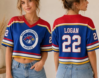 Op hockeyromance geïnspireerde uniseks crop mesh jersey | BookTok-lezercadeau | Boekenachtige kleding| cadeau voor fan buiten de campus| beperkte voorraad