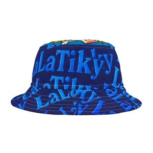 Vibrant Bucket Hat, Fun Summer Accessory, Beach Day, Casual Fashion, Unique Festival Style, Gift for Friends