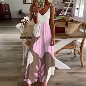 chinese dress ladies WDIRARA Women's Striped Button Front Sleeveless Halter Dress Lapel Neck Tie  Backless A Line Dresses Blue X-Small at Amazon Women's Clothing store main image 0