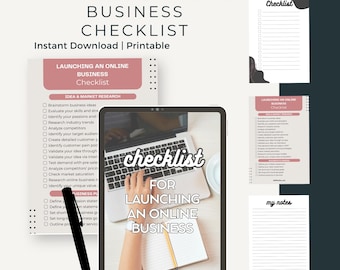 Online Business Launch Checklist: Step-by-Step Startup Guide (PDF Download)