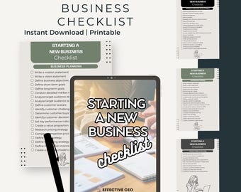 New Business Checklist: 500+ Steps for Entrepreneurs (PDF Download
