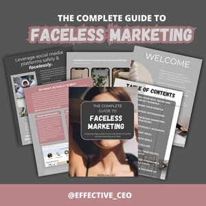 Faceless Branding Guide | Step-by-Step Digital Marketing Strategies for Content Creators & Online Entrepreneurs
