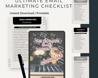Email Marketing Checklist: 50-Step Action Plan for Business Growth (PDF Download)