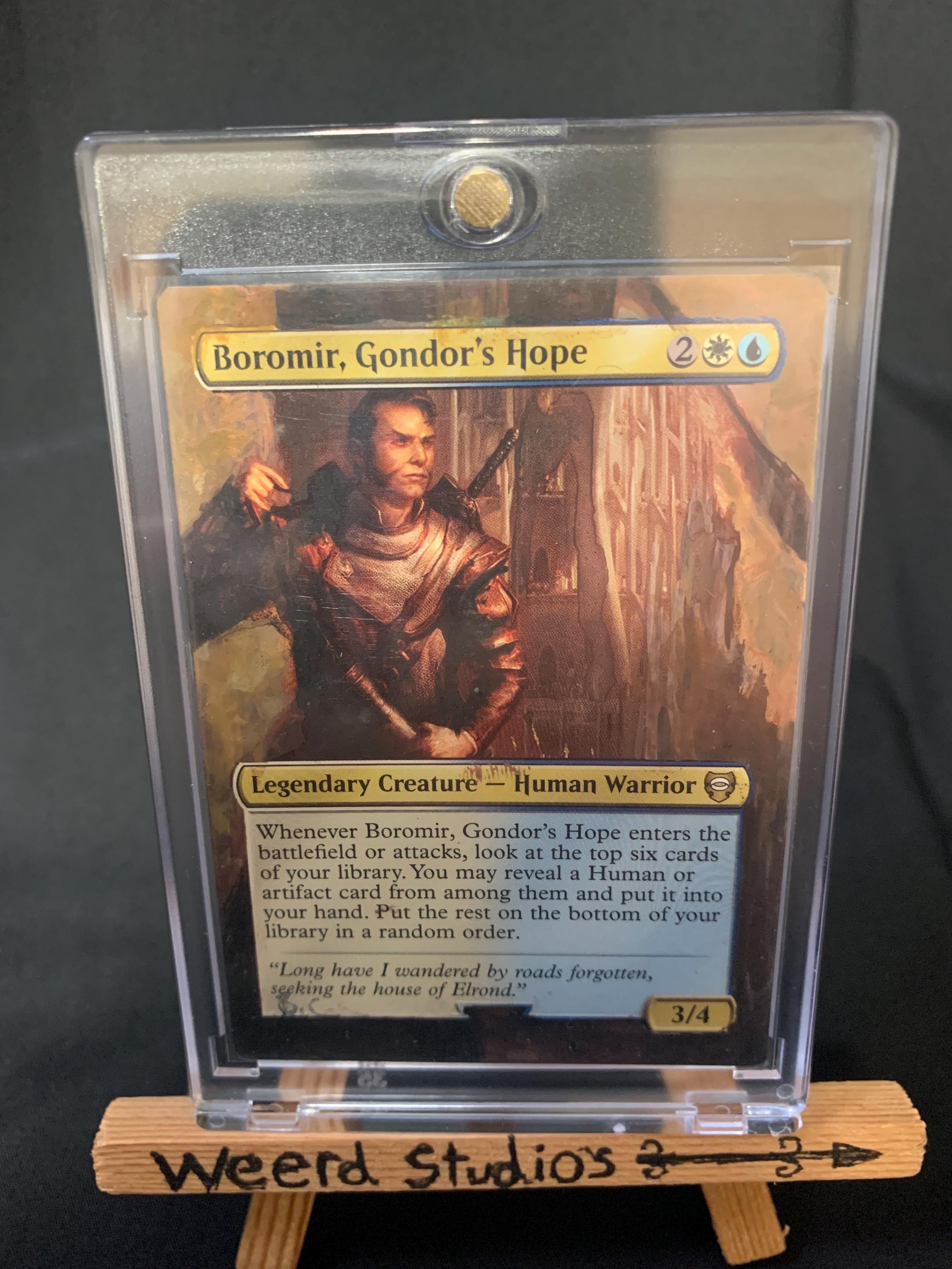boromir mtg card Boromir, Warden of the Tower | The Lord of the Rings: Tales of Middle-earth Foil | Modern