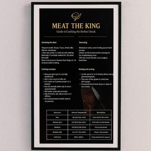 MEAT THE KING; Guide to Cooking the Perfect Steak