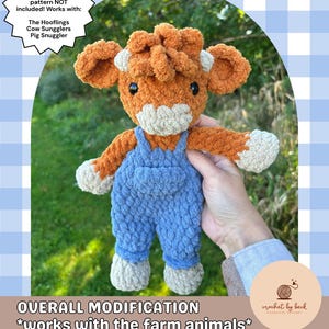 OGサイズ：全体的なパターン変更 - 農場の動物を抱きしめる人向け（PDFパターン）