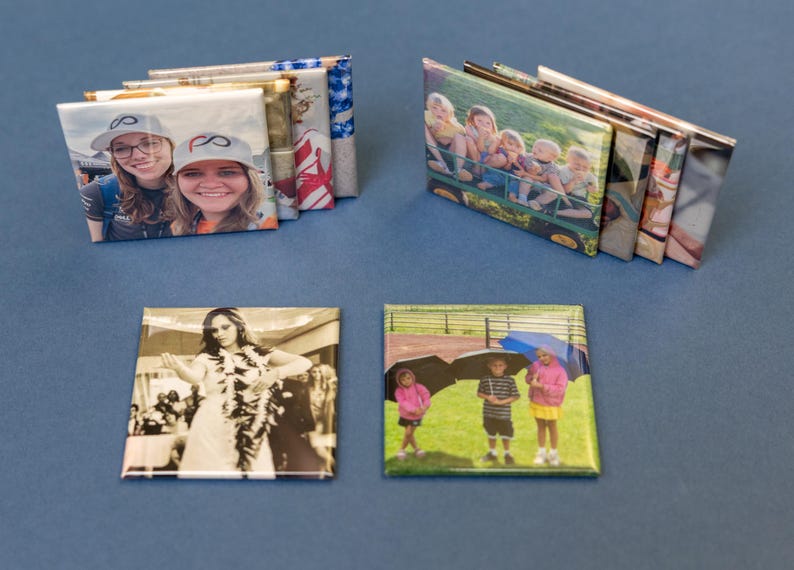 9 Custom Photo Magnets: Personalized Photo Magnet Keepsakes image 6