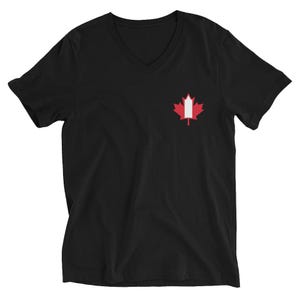 Unisex Short Sleeve V-Neck T-Shirt