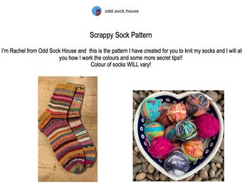 Scrappy Sock PATTERN