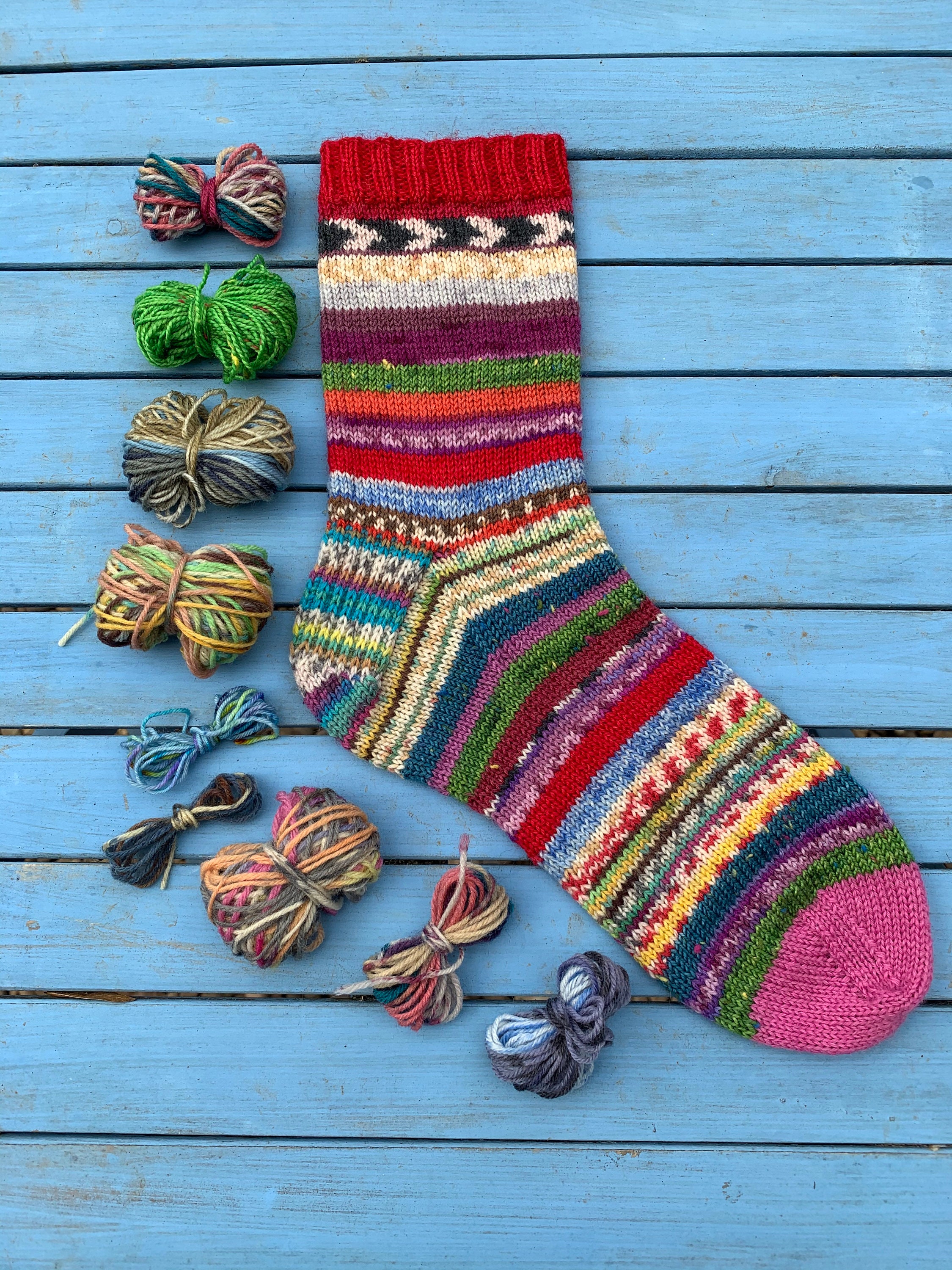 Scrappy Socks Knitting Kit With Needles Included - Etsy Canada