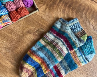 Kit de tricot de chaussettes Scrappy