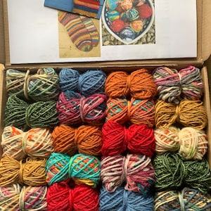 KNITTING KIT for Scrappy Socks
