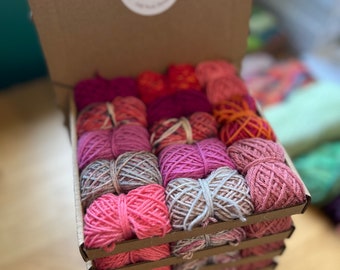 PINK Scrappy Shorty Socks Knitting Kit