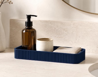 Ablage Organizer Deko Tablett | 3D Gedruckte Ablageschale für Kerze & Duftstäbchen | Modernes Deko Tablett | Wohnaccessoire | Geschenk