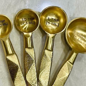 Gold Measuring Spoons