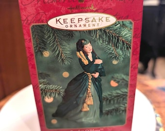 Vintage 1997 Hallmark Keepsake Ornament - Scarlett O’Hara "The Red Dress"