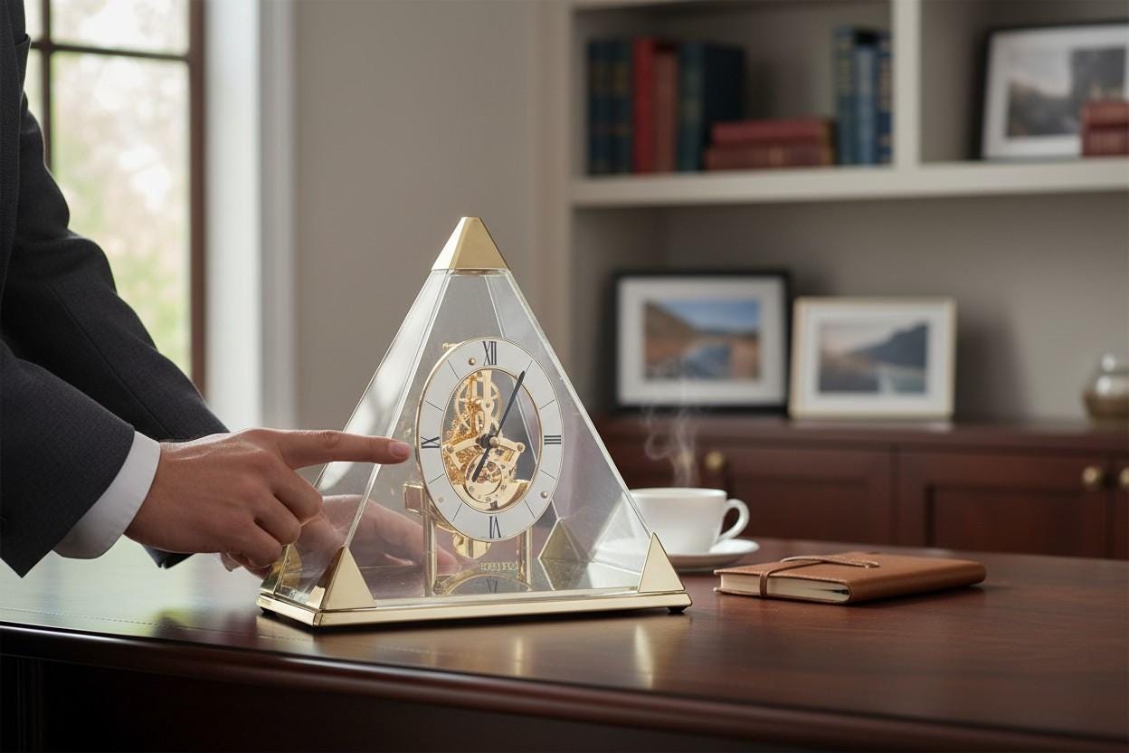 Seiko Pyramid Clock - Etsy