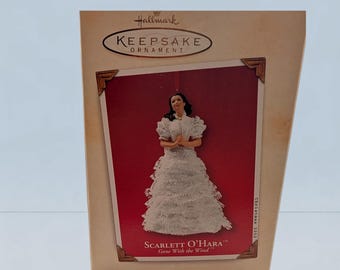 Rare 2002 Hallmark Scarlett O’Hara Porcelain & Lace Ornament - Gone With the Wind Decor