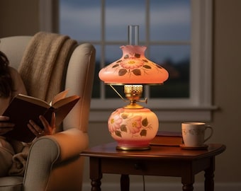 Vintage "Gone With the Wind" (GWTW) Style Parlor Hurricane Lamp