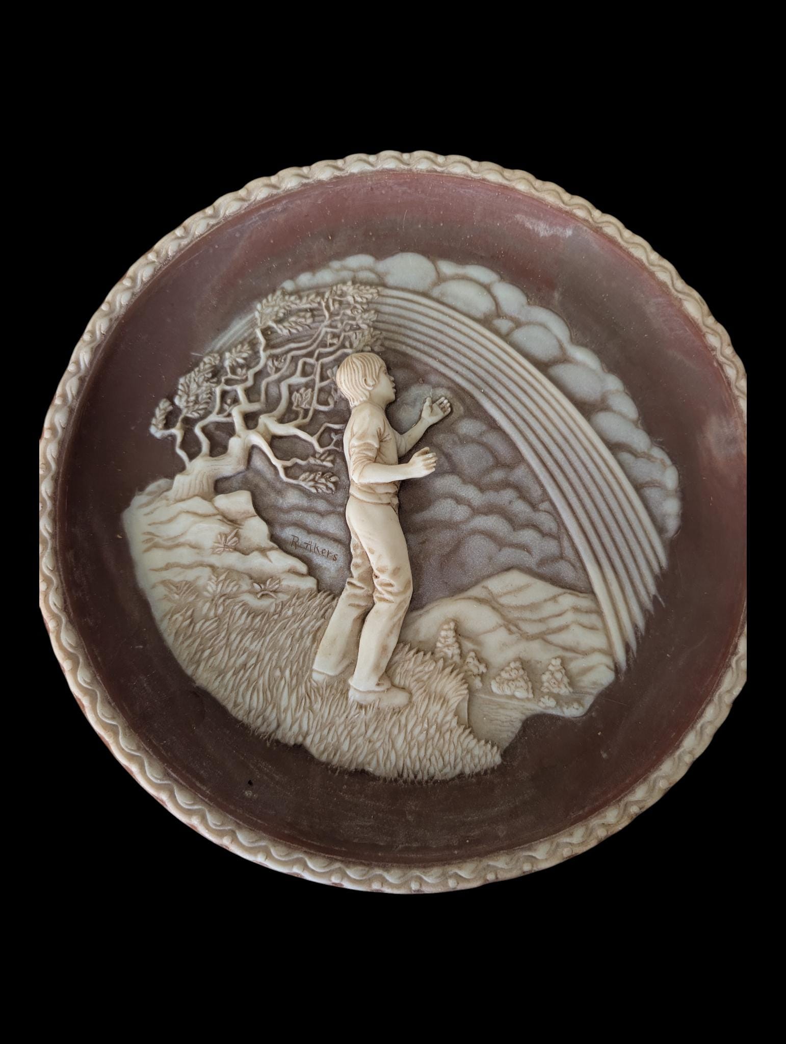 Incolay Cameo Plate - Etsy Canada
