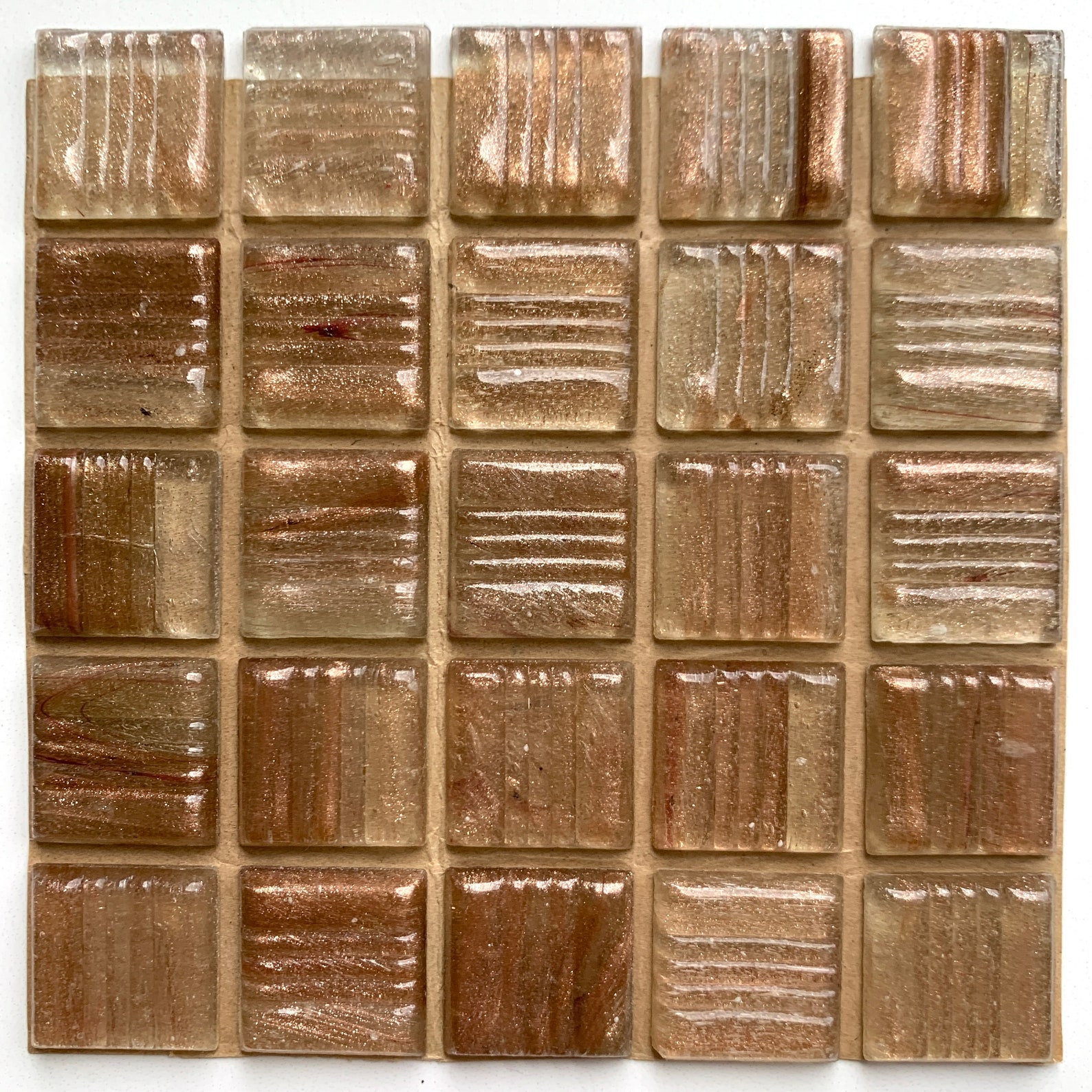 Mosaic Tile Gold Glass Vitreous Glass Tile Metallic Gold Glass Etsy