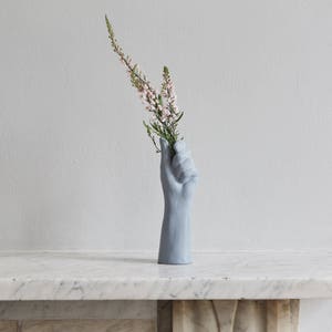 Handmade Ceramic White Vase, Valentine Gift, Women,Mother's Day, Wedding Anniversary, Housewarming Gift, Nordic Design, Country House Style, zdjęcie 7