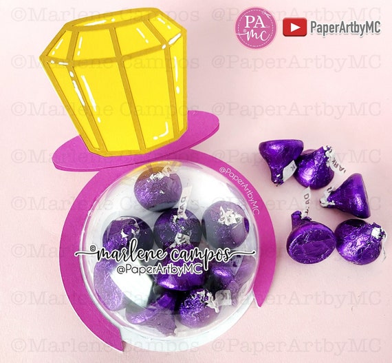 CUT FILE Candy Pop Ring | Candy Holder Dome | Retro | 80mm Dome | + TUTORIAL | svg, dxf, png | Cricut Project, Silhouette, ScanNcut Il_570xn