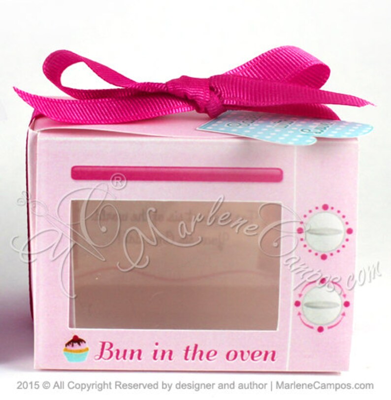 Oven Favor box Electric oven Cupcake box PINK oven cookie Etsy